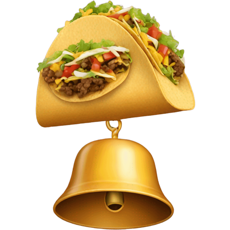 bell made of tacos emoji