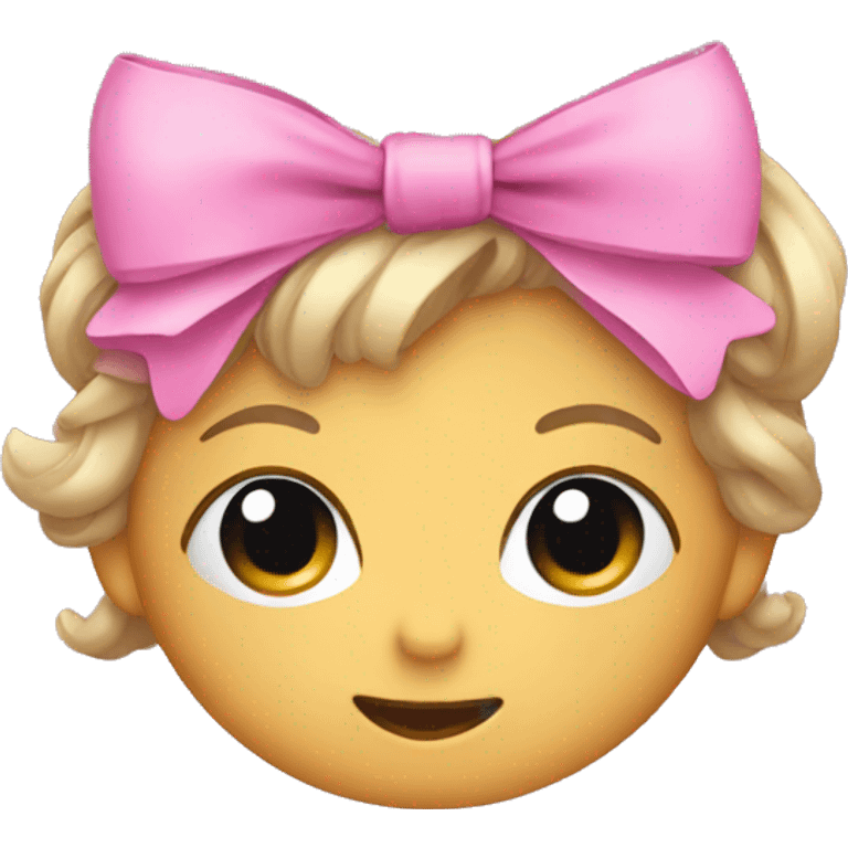 Cute bow emoji