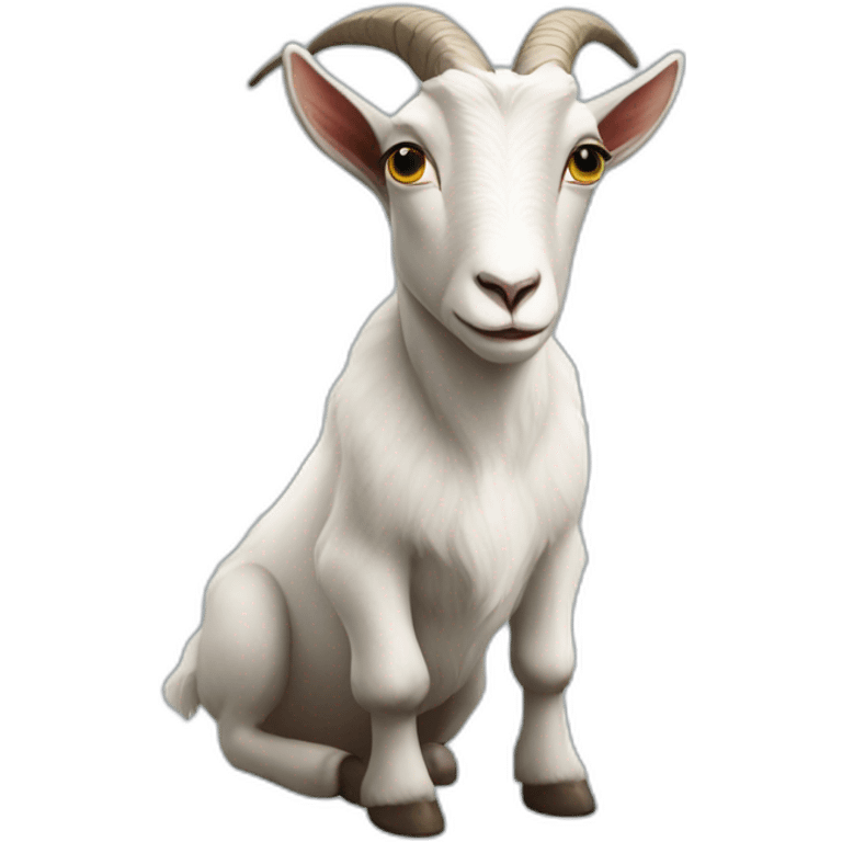 Goat hypnotist emoji