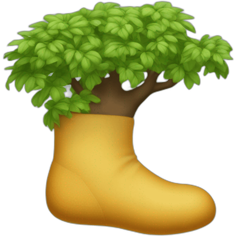 Une chaussette sur un arbre emoji