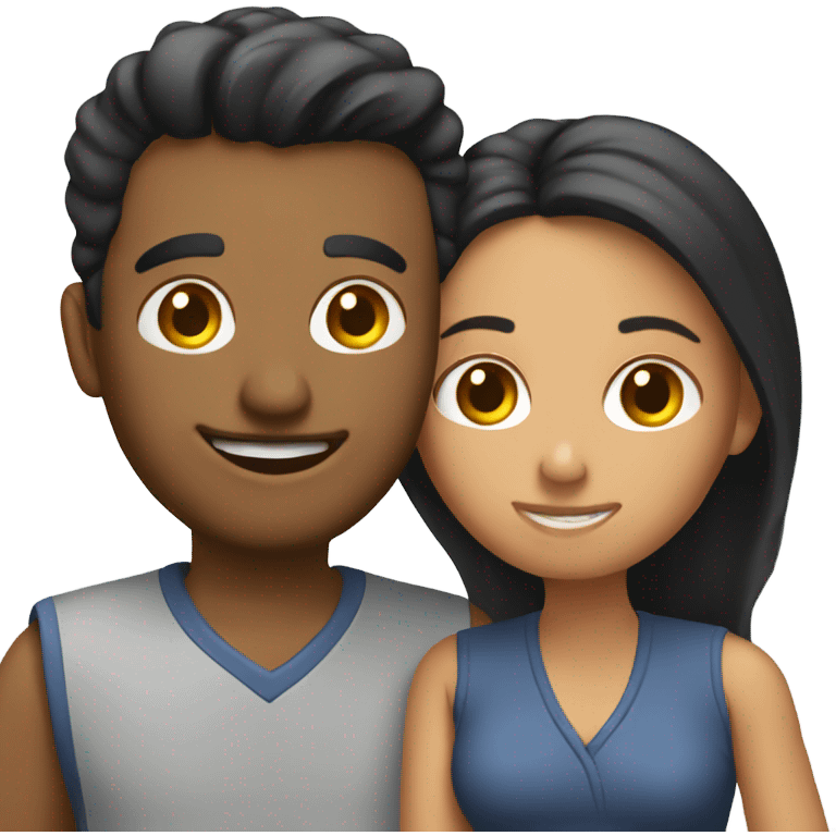 Couple doing a puzzle  emoji