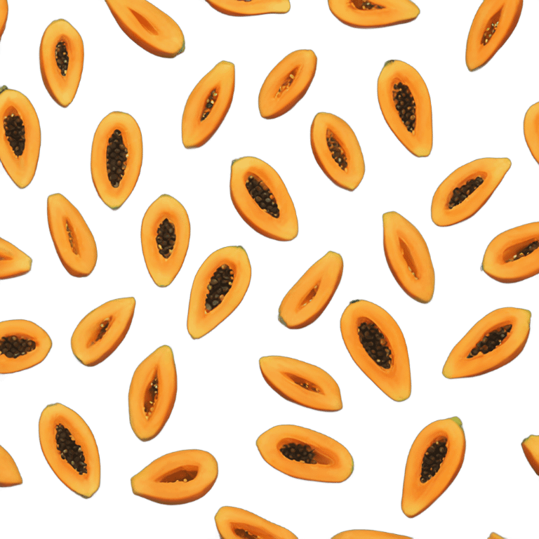 Realistic Papaya  emoji