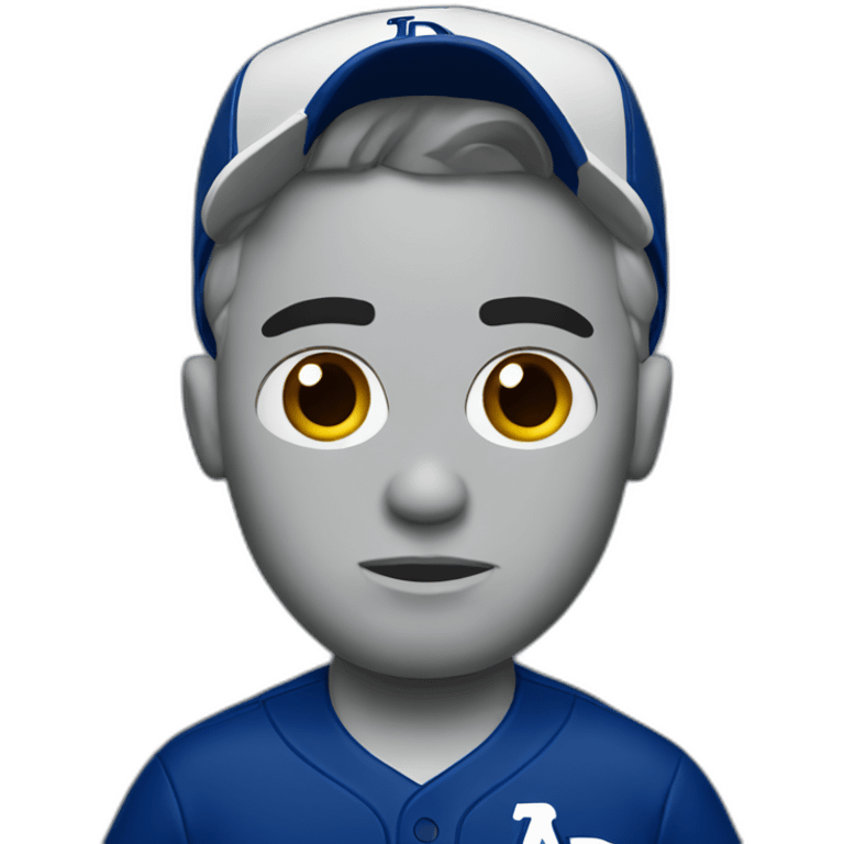 Sad dodgers fan emoji