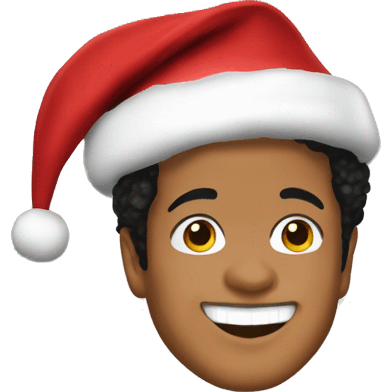 bruno mars as santa emoji