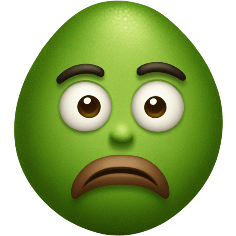 angry avocado  emoji