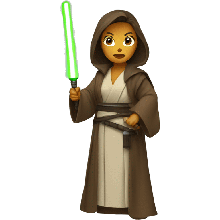 Jedi woman emoji