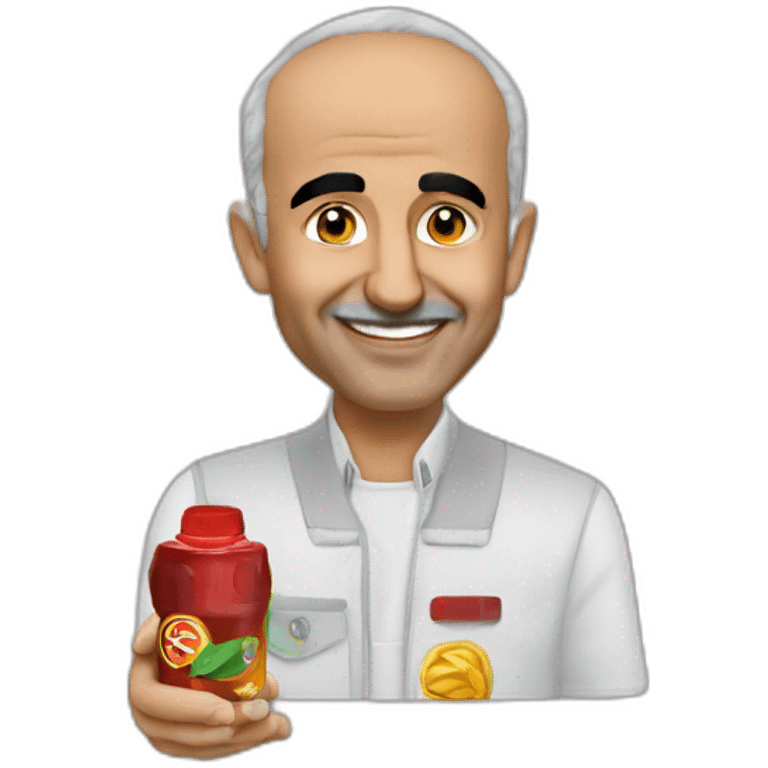 Abdelmadjid Tebboune qui boit du coca emoji