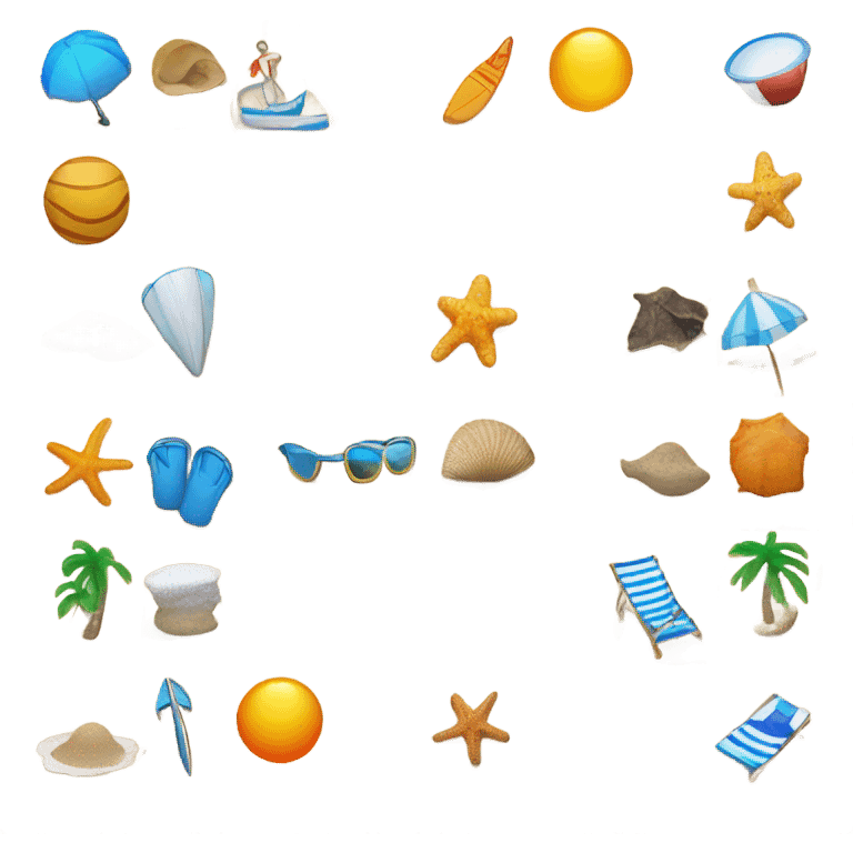 beach crossword puzzle emoji