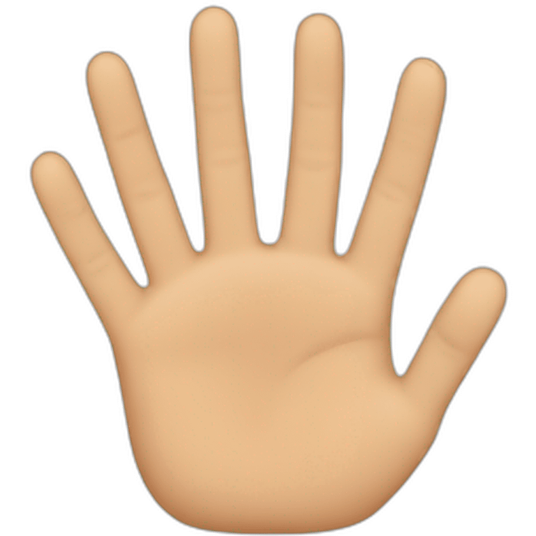 5 fingers emoji