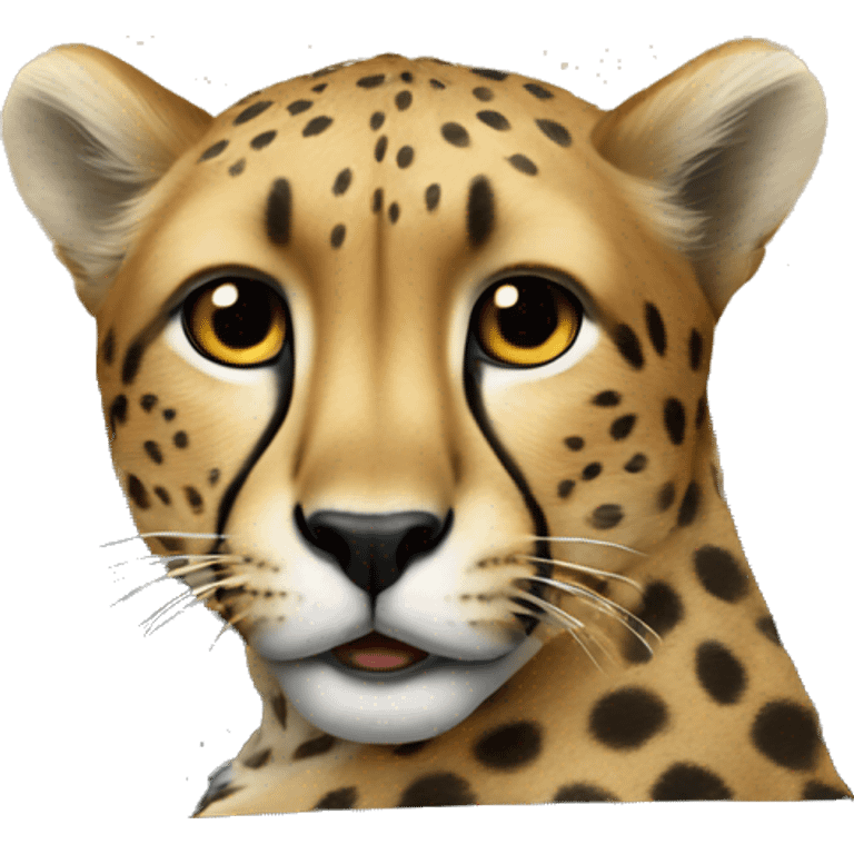 Cheetah in a car  emoji