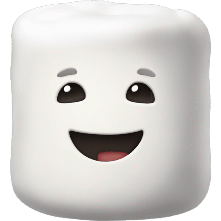 plain marshmallow with no facial features emoji