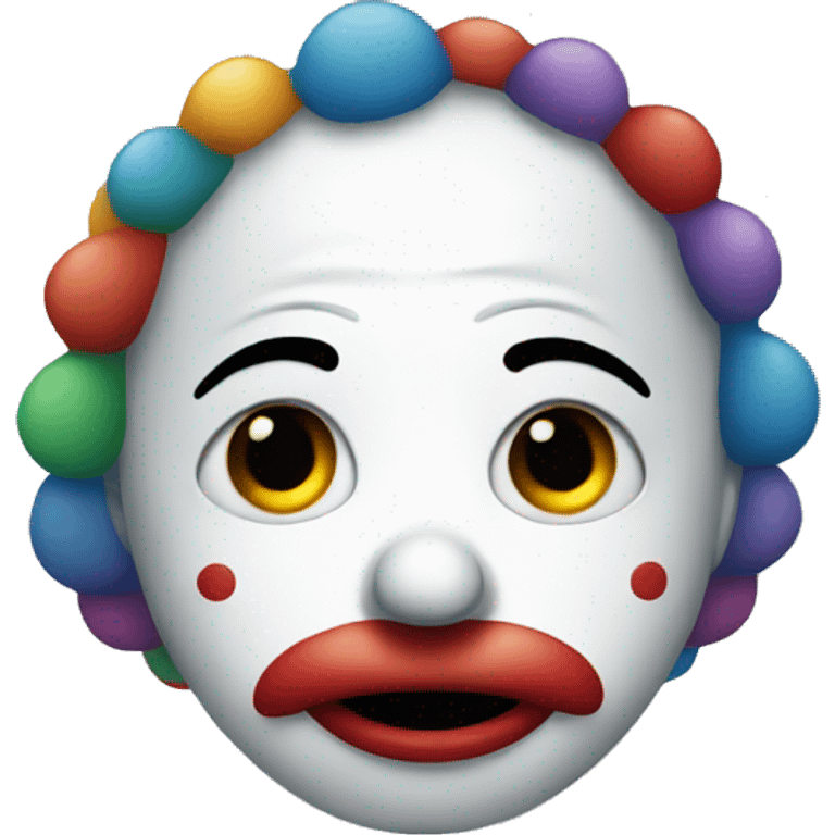 sad clown emoji