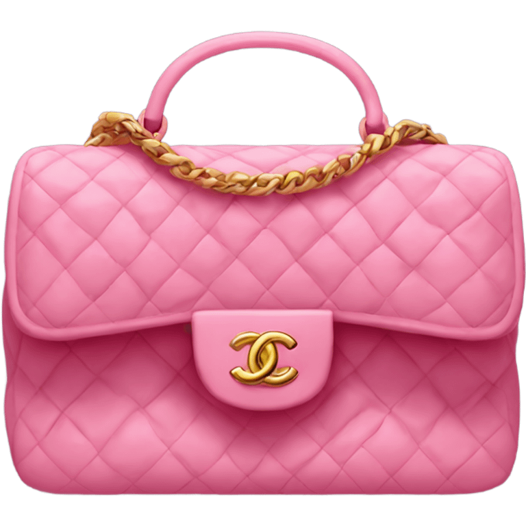 pink Chanel bag emoji