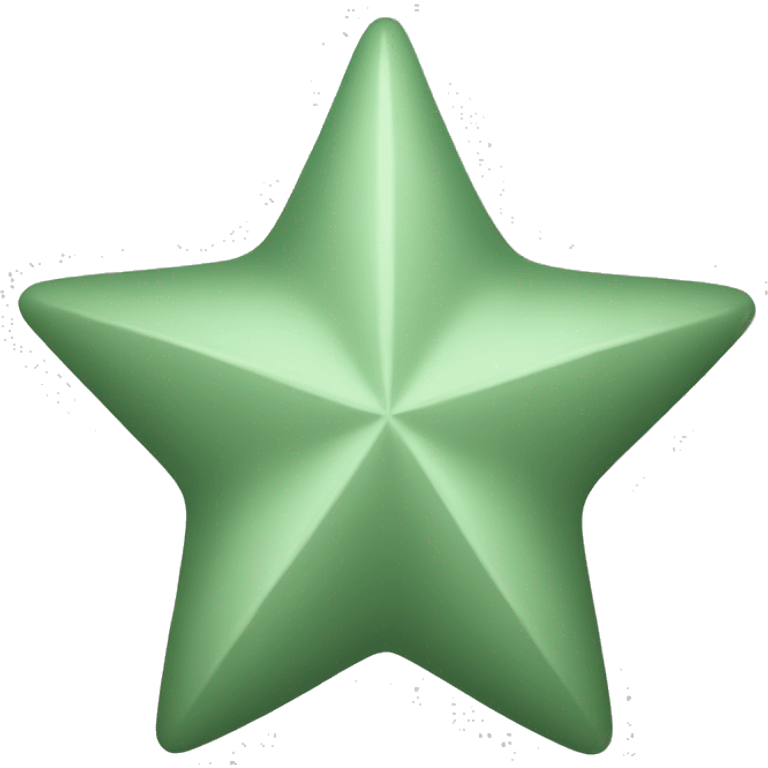 Sage green star emoji