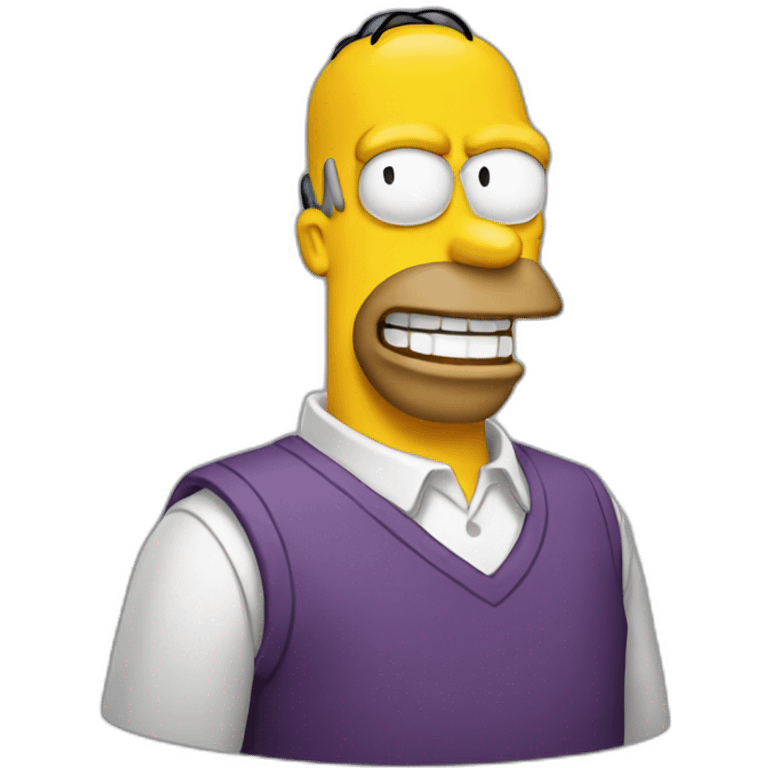 homer smile emoji