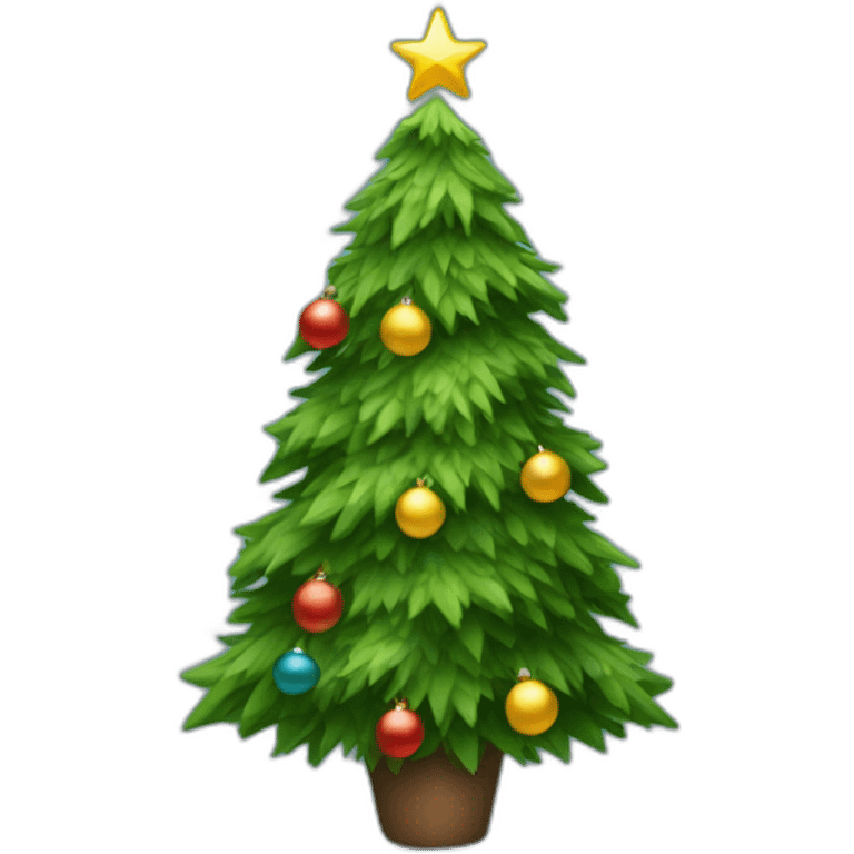 christmas tree and programmist emoji