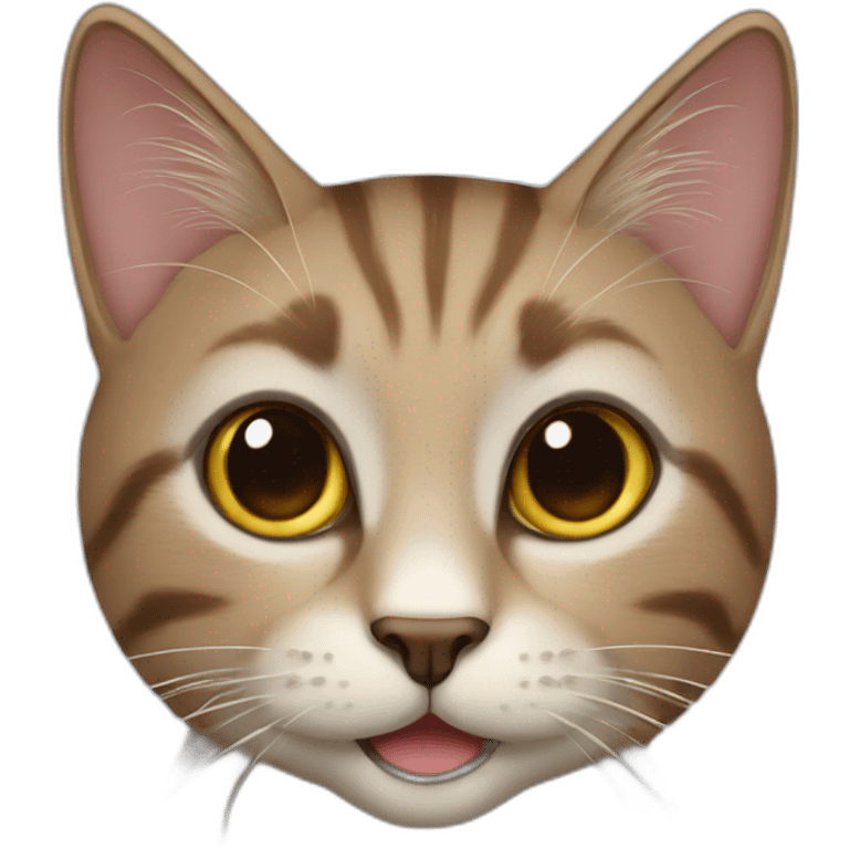 Kleine braune Katze emoji