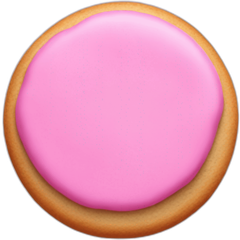 pink cookie emoji