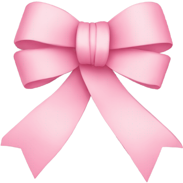 Baby pink ribbon bow  emoji