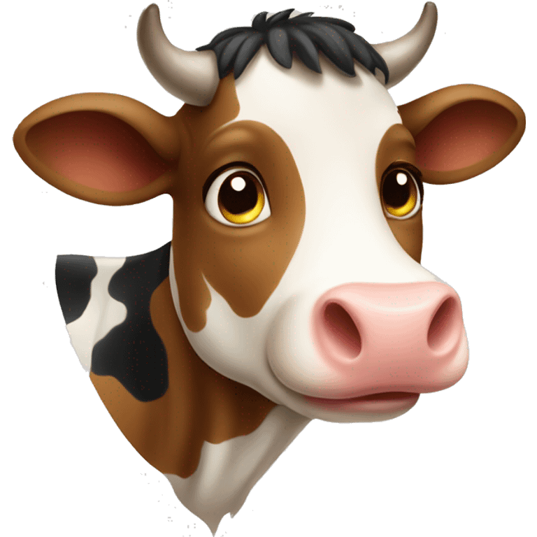 Cute cow emoji