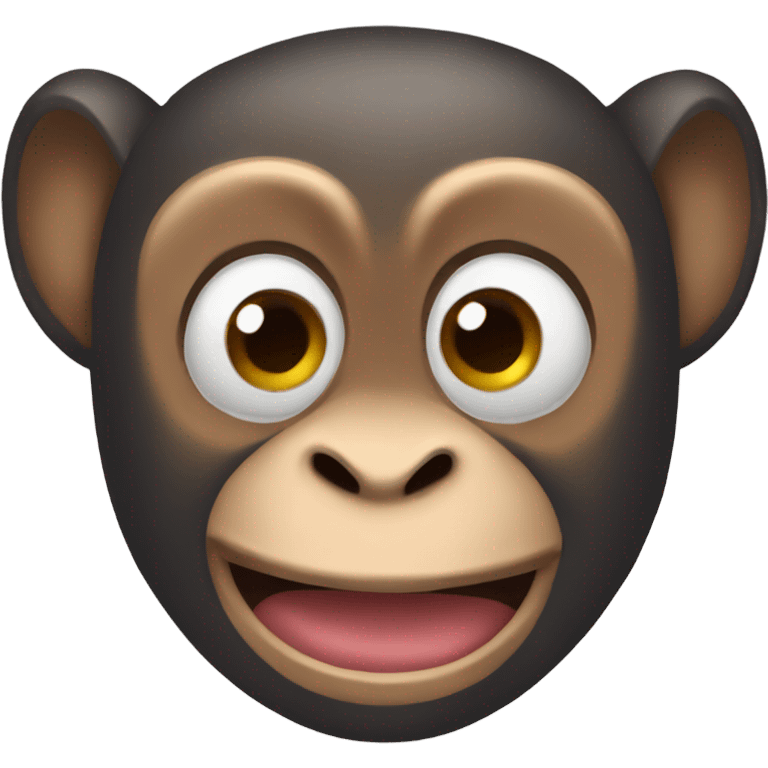 A monkey burp emoji