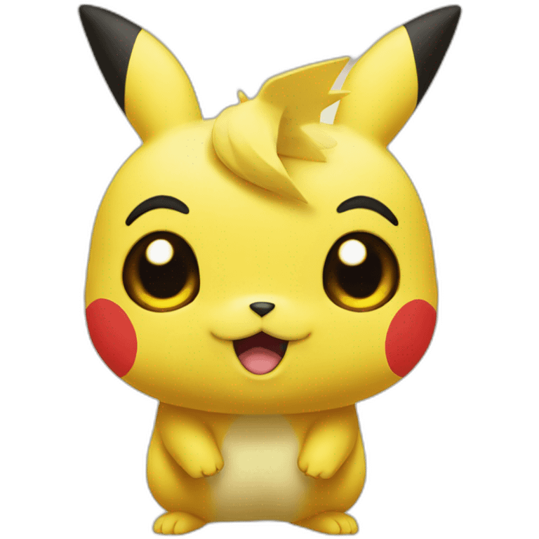 Pikatchu with a big nose emoji