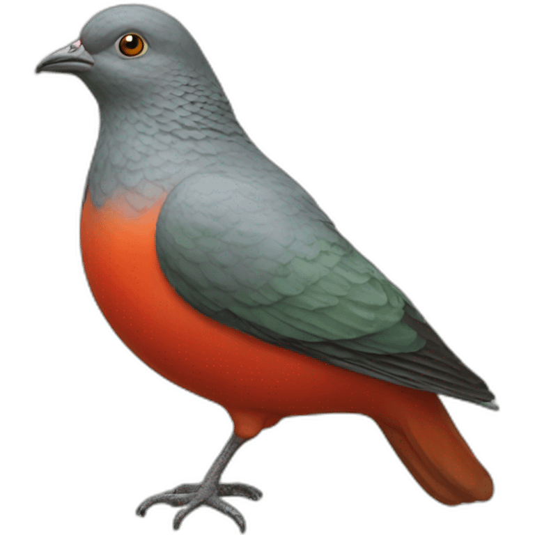 Tomato pigeon emoji