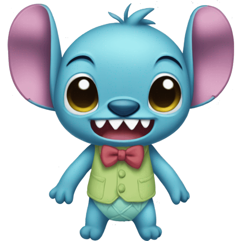 Stitch with scrump  emoji