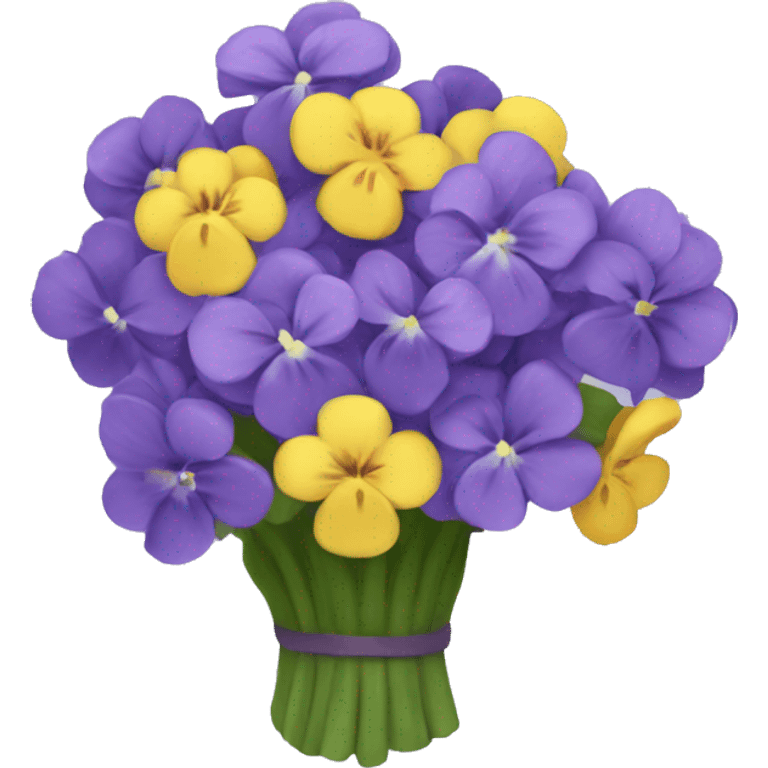 Bouquet of violets emoji