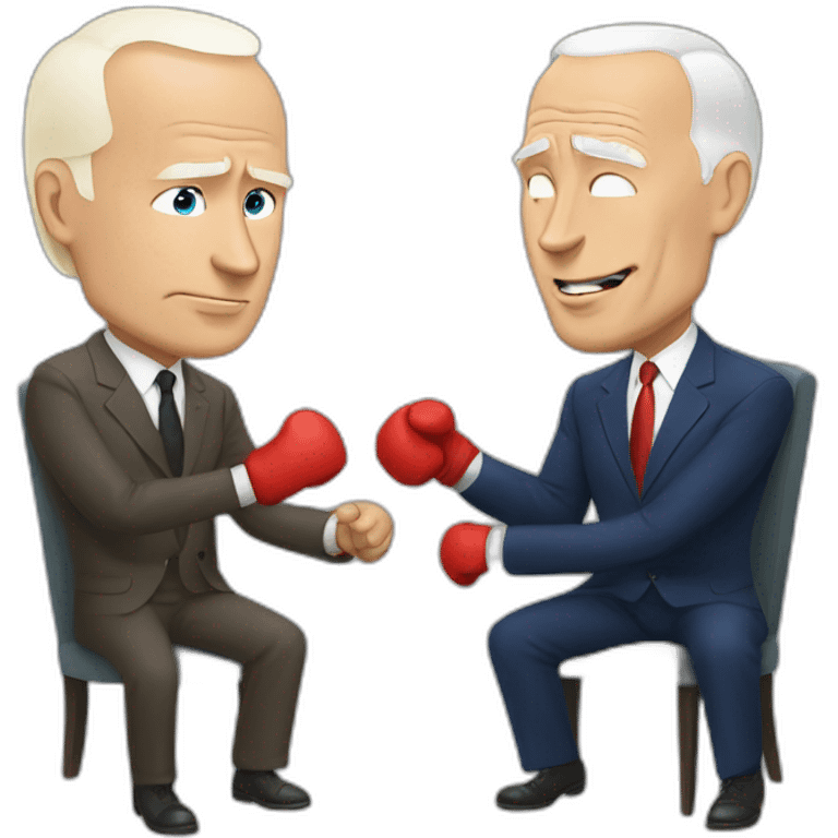 Putin vs Biden emoji