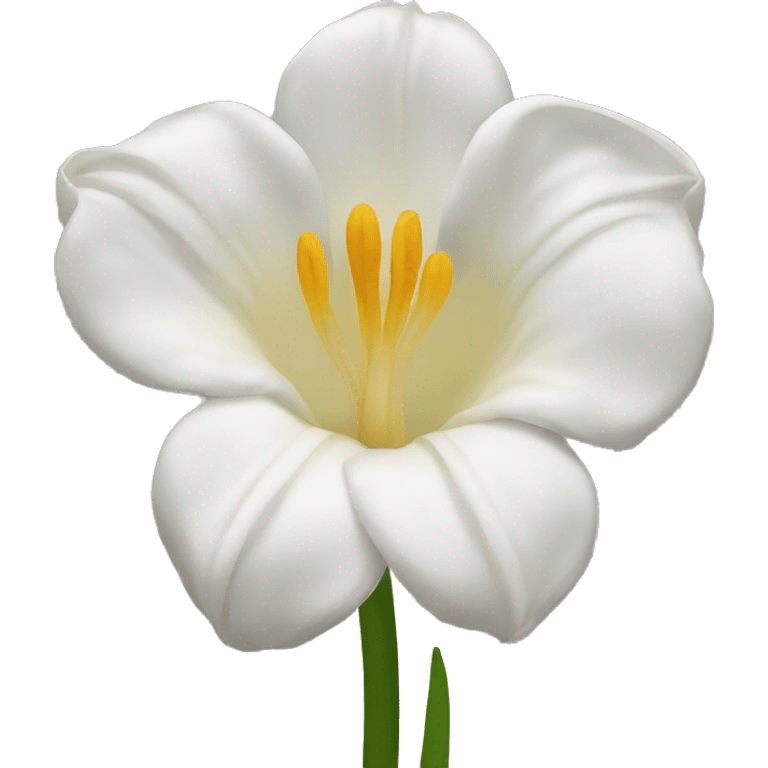 White tulpis emoji