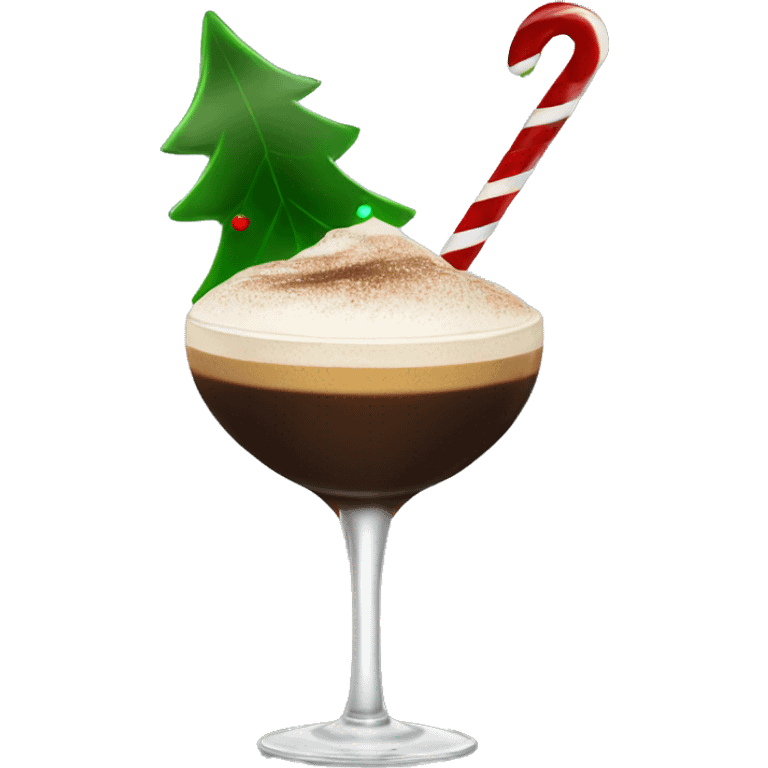 Christmas espresso martini emoji