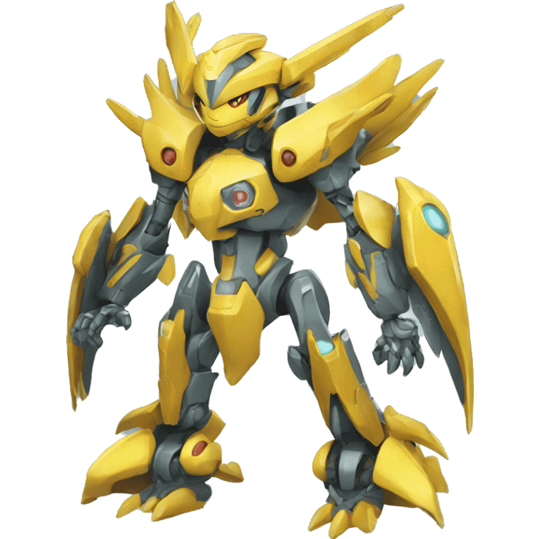 Futuristic Mechanical Pokémon-Medabot-Dragon full body emoji