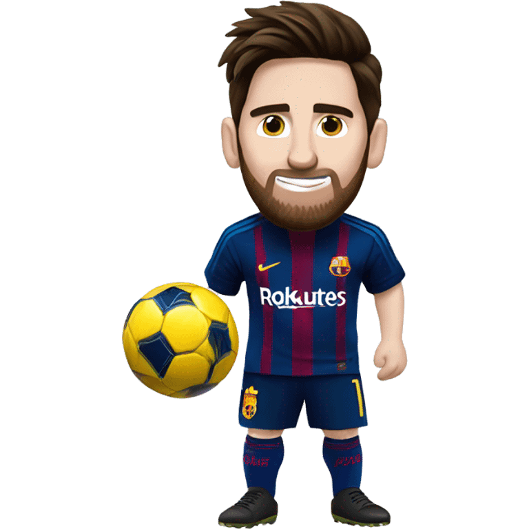 Messi  en el real Madrid  emoji