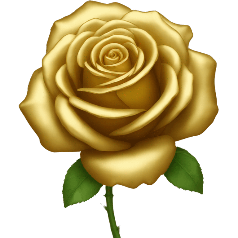 Golden rose emoji