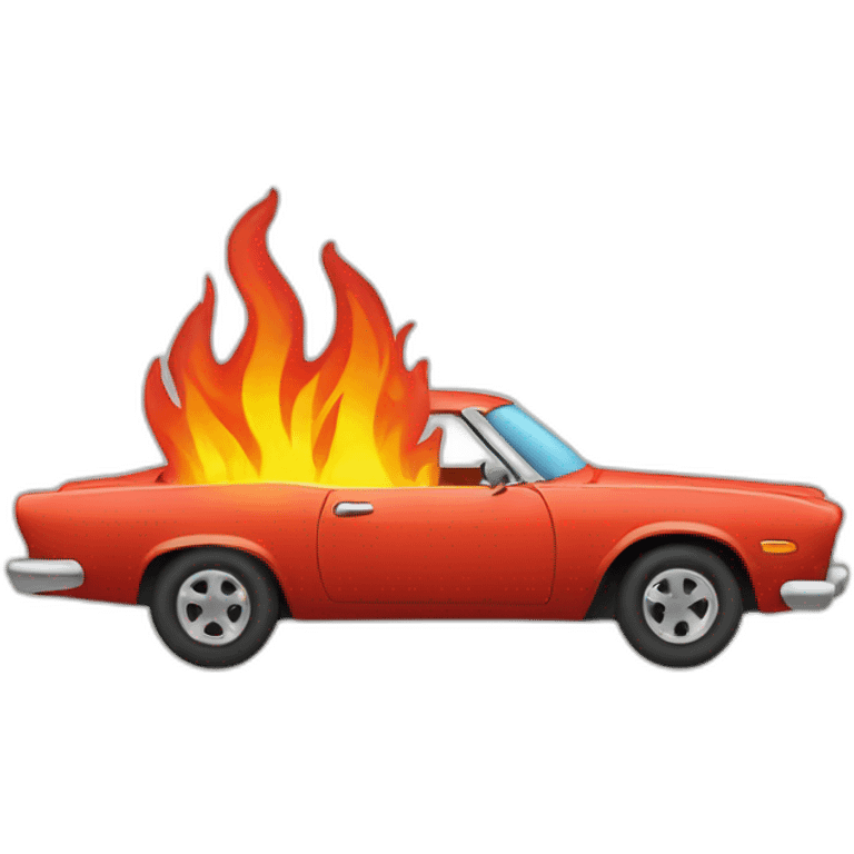 car antilage fire flamme emoji