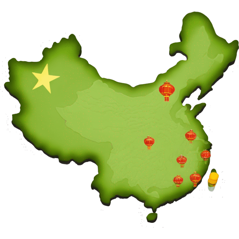 china map emoji