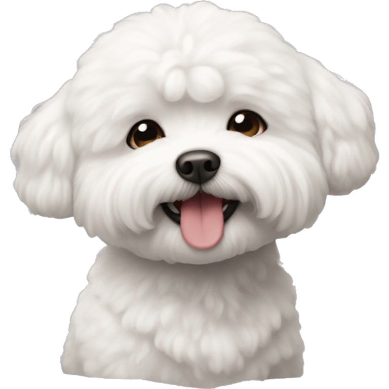 cute bichon emoji