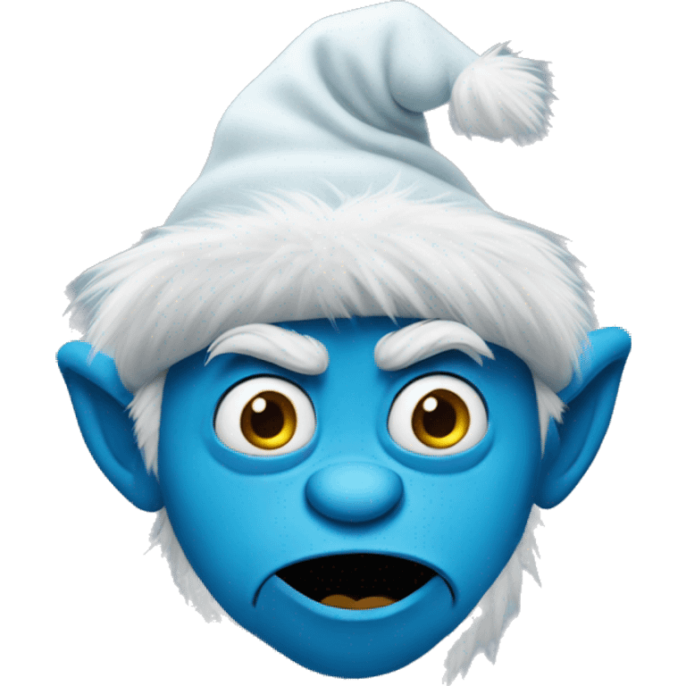 blue grinch emoji