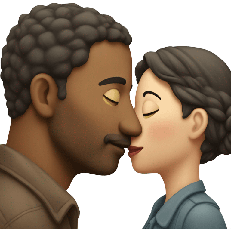 Man kissing nose emoji