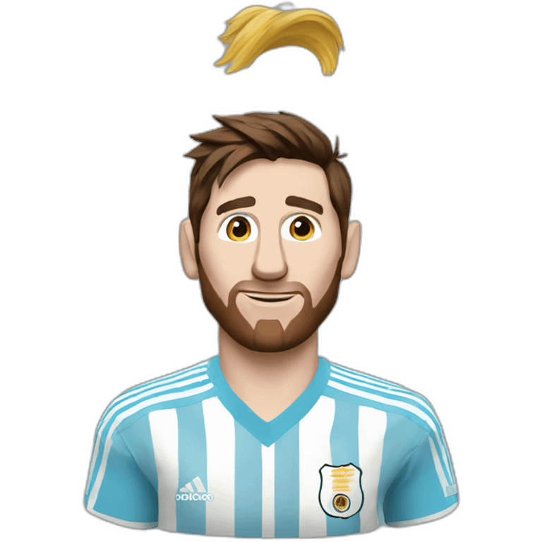 messi argentina shirt emoji