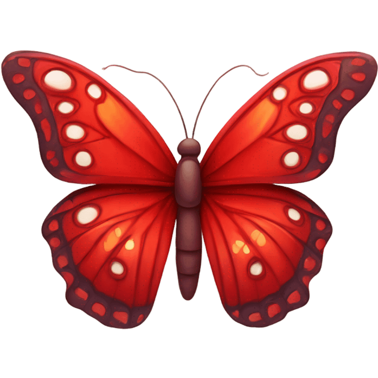 Red buttrfly emoji