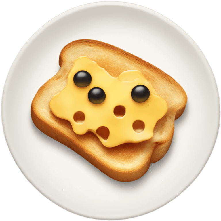 Beans + cheese on toast emoji