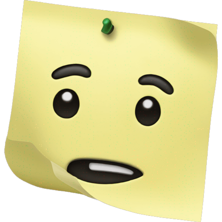 Sticky note emoji