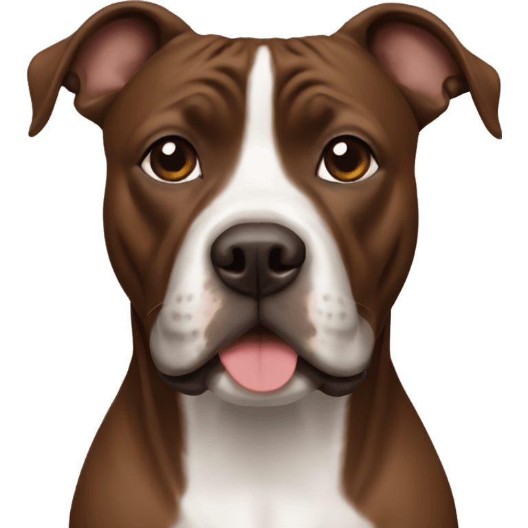 brown staffordshire terrier emoji