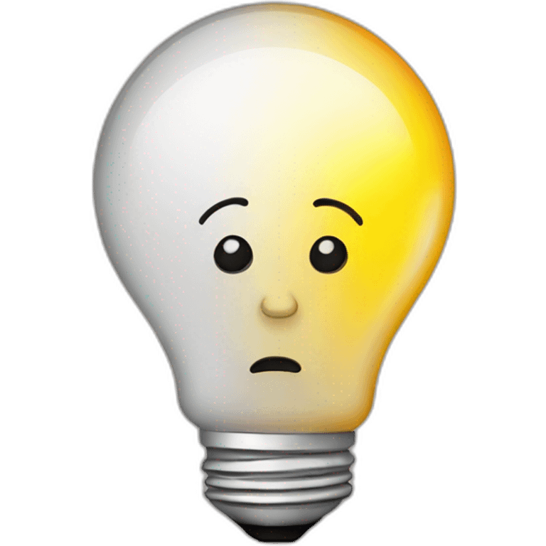 thinking lightbulb emoji