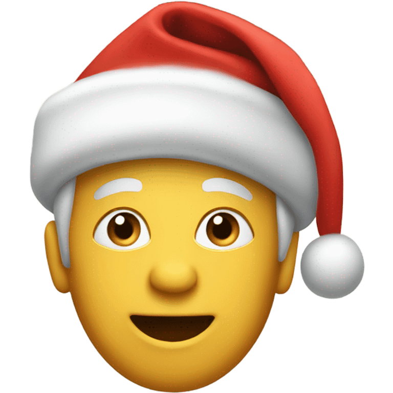 Merry Christmas as text emoji