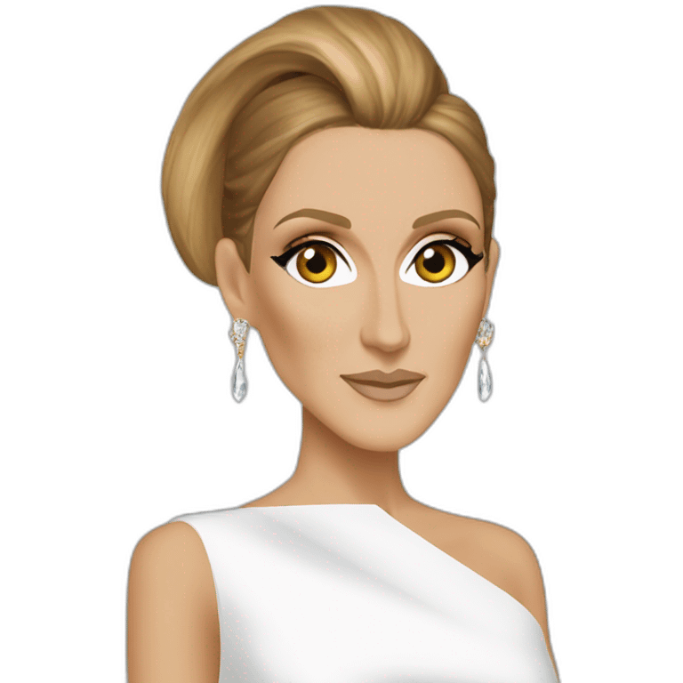 Céline Dion blink eye emoji