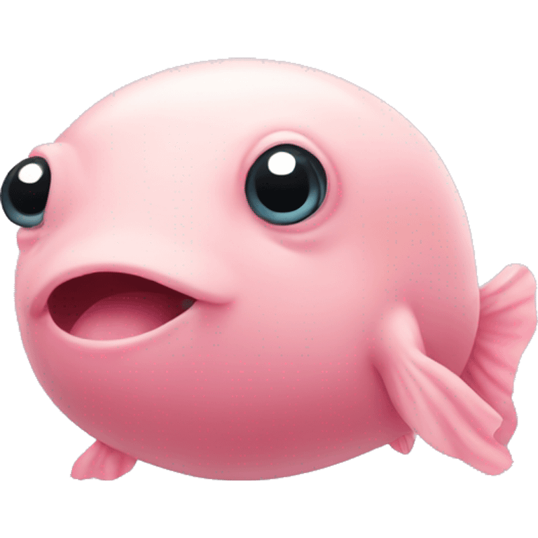 Cute blobfish emoji