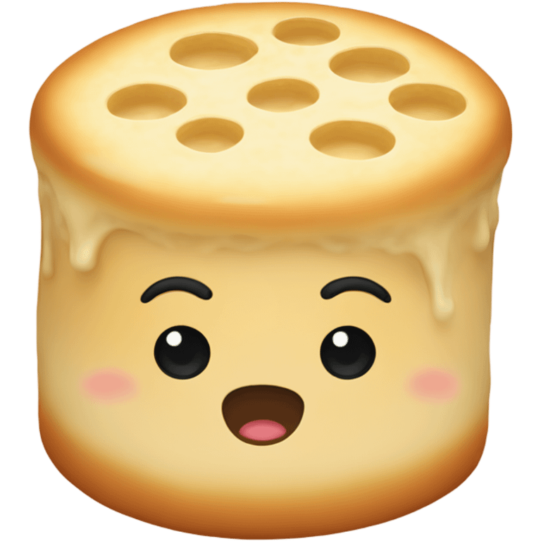 kawaii crumpet emoji